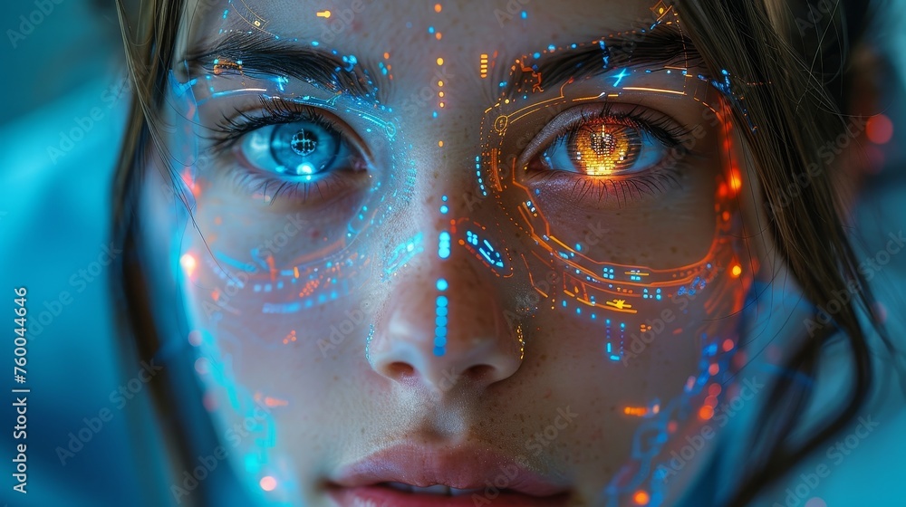 Aufkleber An authentication system based on facial recognition. Biometrics. A security system based on facial recognition.