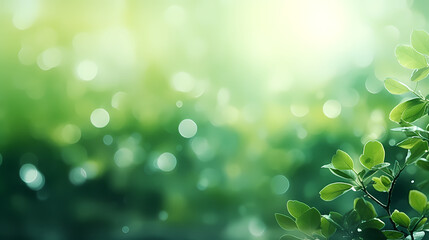 Fototapeta premium Natural green leafy plant background