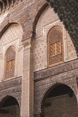 Medersa Attarine in the city of Fez, Morocco