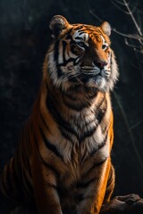 portrait of a beautiful tiger in the wild