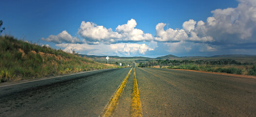 Lineas de la carretera en Venezuela