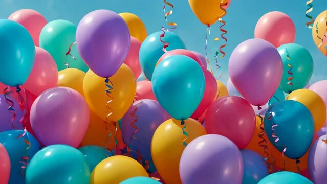 beautiful balloons background