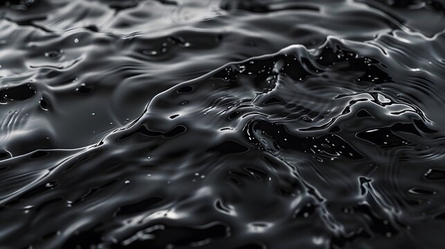 Black water wallpaper. Water surface with calm wave.