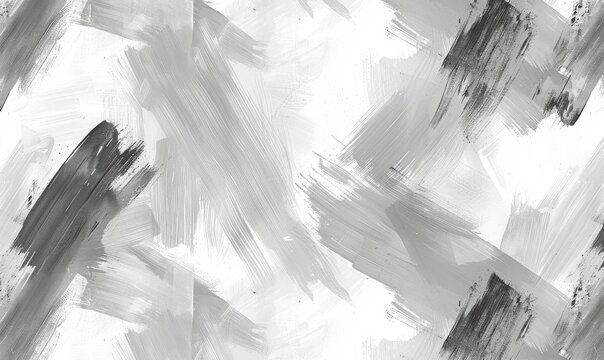 Monochromatic brush stroke pattern on a white background