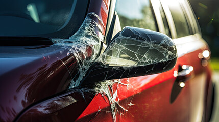 Accident Damage car - obrazy, fototapety, plakaty