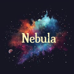 Nebula Brand Logo: Mysterious, Unique, Memorable Generative AI
