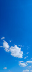 blue sky and White cloud nature background. Beautiful cloud in blue sky.