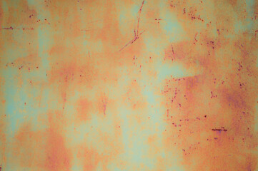 Abstract apricot crush color and light green background