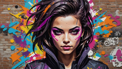 Sombra, hacker, detailed beautiful women, from game, wallpaper, background