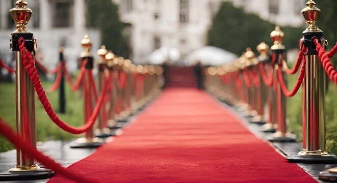 red carpet on the roof