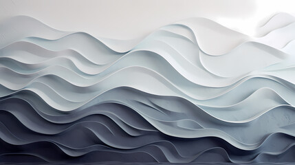 Obraz premium Beautiful abstract pattern of wavy lines and curves