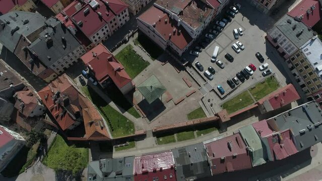 Bima Of The Old Synagogue Tarnow Aerial View Poland