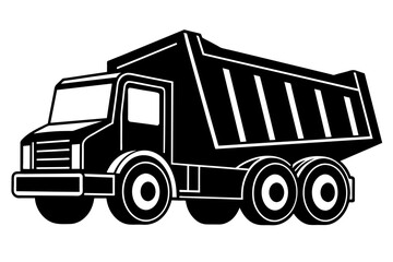 dump truck vector illustration