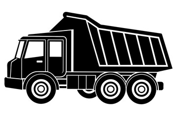 dump truck vector illustration