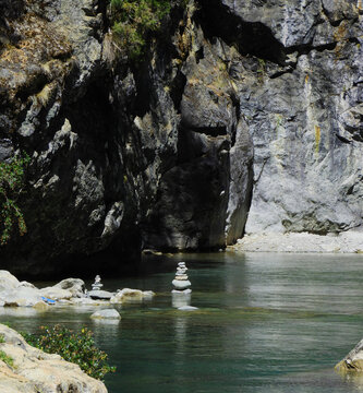 Pirca de la suerte en el Caj&oacute;n Azul 