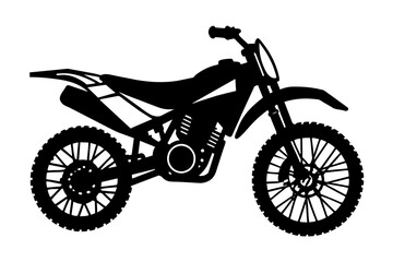 Obraz na płótnie Canvas dirt bike vector illustration