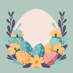 Fototapeta na wymiar Adobe Illustrator Artwork Easter
