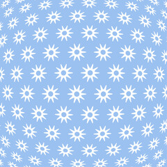 vector blue floral seamless pattern background