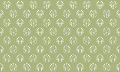 vector seamless pattern on green background