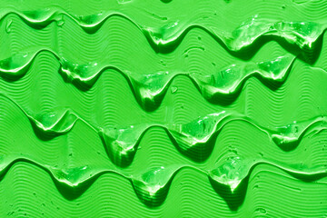 Liquid gel or serum on a screen of microscope green  reflected background smudge