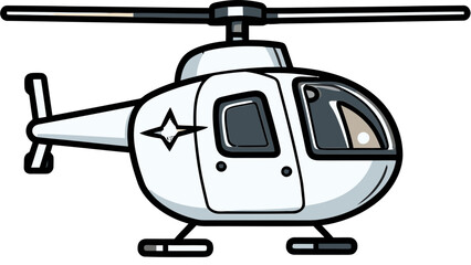 Helicopter Earthquake Relief Vector Graphic