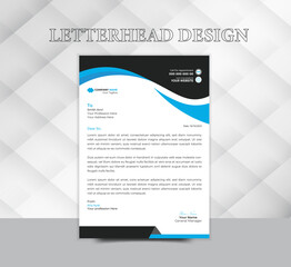 A contemporary, vector template for business letterhead for your project.