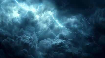 lightning dark cloud effect  - obrazy, fototapety, plakaty