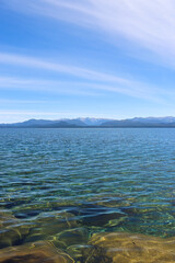 On the front step of San Carlos de Bariloche 