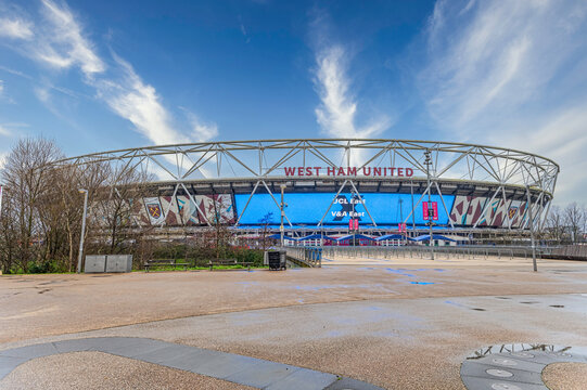 Olympic Stadium now West Ham United Football Club home stadium
