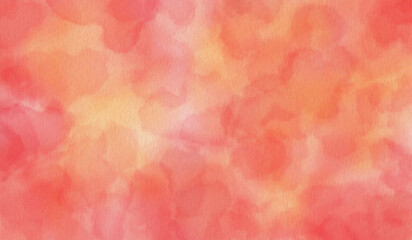 acuarela abstracta variopinta rojo,  naranja, pastel, en papel grunge, difuminada, variopinto, colorida, hermosa, diluida, aguada, vacío, fondo, web, redes, digital