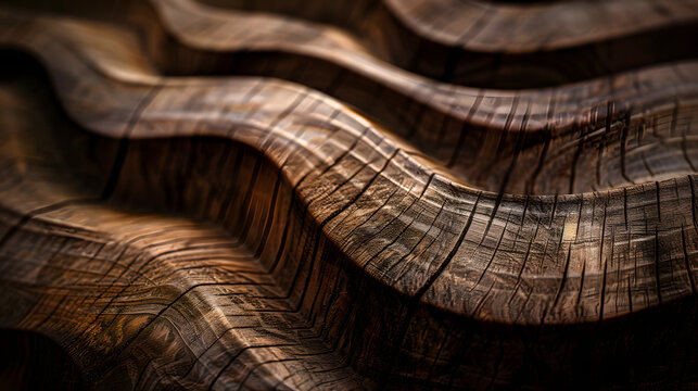Texture esthétique du bois brun : un arrière-plan abstrait élégant et sophistiqué pour vos projets de conception