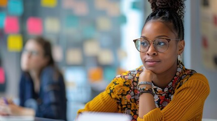 A corporate diversity and inclusion officer planning an inclusivity workshop