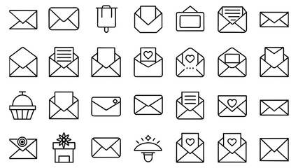 Mail line icon