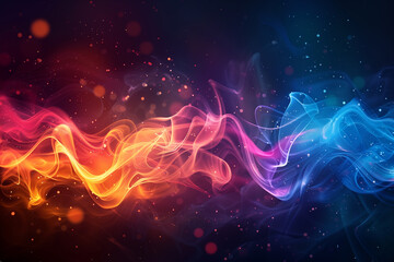 Abstract colorful smoke background.