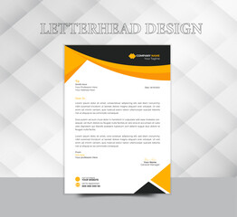 A contemporary, vector template for business letterhead for your project.