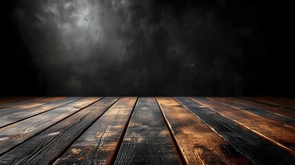 Dark wooden table