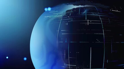 Planet Earth. World wide web. Global network connection. World map. 3D rendering