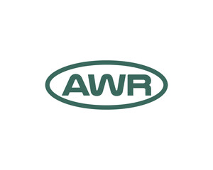 AWR Logo design vector template