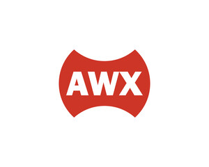 AWX logo design vector template