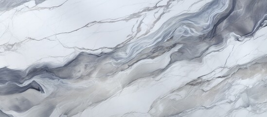 A closeup of a grey and white marble texture resembling a freezing ice cap landscape, with wind...