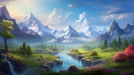 Fantasy Landscape Game Art