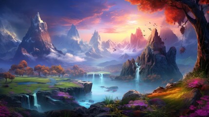 Fantasy Landscape Game Art