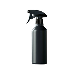 spray bottle isolated on black
