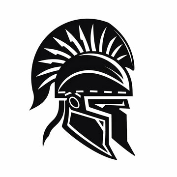 geek spartan warrior logo