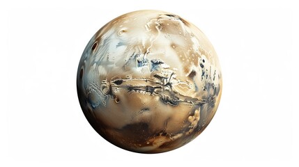 A captivating golden sphere featuring intricate surface details that evoke a sense of luxury and complex beauty