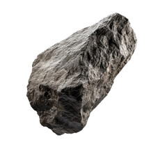 granite stone  isolated on transparent background - Generative AI