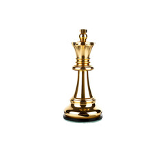 chess piece on white background