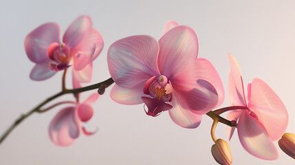 Pink Orchids with Soft Glow