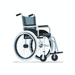 Fototapeta na wymiar Wheelchair Handicap Icon. flat vector illustration