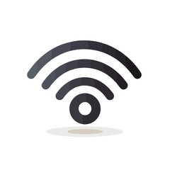Wifi vector icon. Illustration on white background